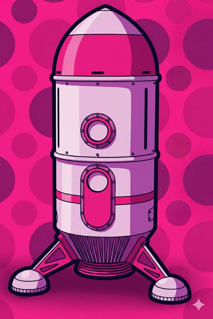 Pinkit Foundry Rocket resin kit